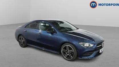 Used Mercedes CLA180 AMG Line Premium 136 HP (100 kW) 2022 Blue Sedan