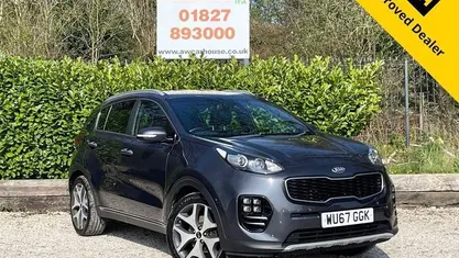 Begagnad Kia Sportage GT-Line 177 HK (130 kW) 2017 Silver SUV