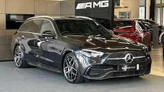 Grey Used 2024 Mercedes C300e AMG Line Premium Estate | £37,650 (Fair price)