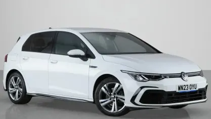 Used VW Golf VIII R-line 150 HP (110 kW) 2023 White Hatchback