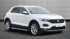 Pure white Used 2021 VW T-Roc SEL SUV | £20,350 (Fair price)