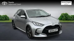Silver Used 2024 Toyota Yaris Hybrid Design Hatchback | £18,799 (Fair price)