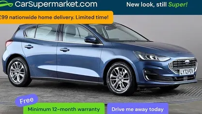 Used Ford Focus Titanium 125 HP (91 kW) 2023 Blue Hatchback