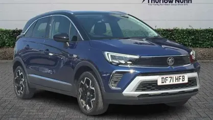 Used Vauxhall Crossland Ultimate 131 HP (96 kW) 2022 Blue SUV