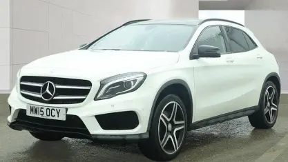 Used Mercedes GLA220 AMG line 170 HP (125 kW) 2015 White SUV