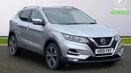 Używany Nissan Qashqai N-Connecta 116 KM (85 kW) 2019 Srebrny SUV