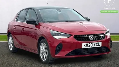 Used Vauxhall Corsa Elite 101 HP (74 kW) 2020 Red Hatchback