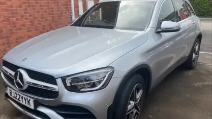 Used Mercedes GLC220 AMG line 194 HP (142 kW) 2022 Silver SUV