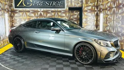 Grey Used 2019 Mercedes C300 AMG line Coupe | £21,495 (Fair price)