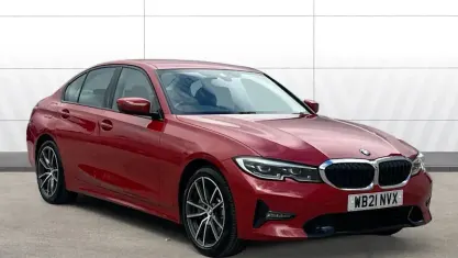 Used BMW 330 Sport Line 258 HP (189 kW) 2021 Red Sedan