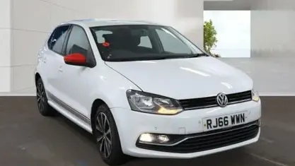 Used VW Polo Beats 90 HP (66 kW) 2016 White Hatchback