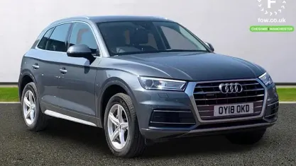 Usado Audi Q5 Sport 252 CV (185 kW) 2018 Gris SUV
