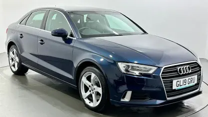 Used Audi A3 Sport 150 HP (110 kW) 2019 Blue Sedan