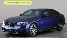 Blue Used 2020 BMW 540 M Sport Sedan | £29,041 (Fair price)