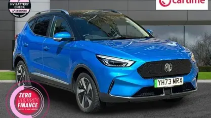 Used MG ZS Trophy Connect 114 kW (156 HP) 2022 Blue SUV