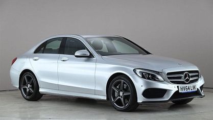 Usado Mercedes C250 AMG line 204 HP (150 kW) 2014 Prateado Sedan