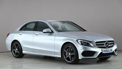 Used Mercedes C250 AMG line 204 HP (150 kW) 2014 Silver Sedan