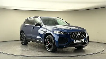 Used Jaguar F-Pace R-Dynamic 204 HP (150 kW) 2022 Bluefire blue SUV