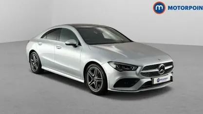 Used Mercedes CLA250 AMG Line Premium Plus 224 HP (164 kW) 2021 Silver Coupe