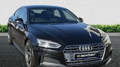 Used Audi A5 Sportback S-Line 190 HP (139 kW) 2018 Black Hatchback