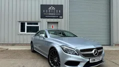 Silver Used 2017 Mercedes CLS350 AMG line Coupe | £17,495 (Fair price)