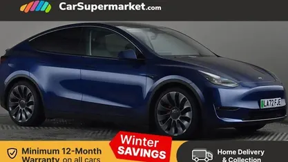 Blue Used 2023 Tesla Model Y Performance SUV | £30,697 (Fair price)