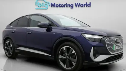 Used Audi Q4 Sportback e-tron S-Line 125 kW (170 HP) 2023 Blue SUV