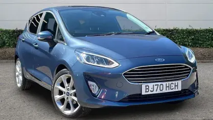 Usado Ford Fiesta Titanium X 95 HP (69 kW) 2020 Azul Citadino