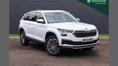 Moon white metallic Used 2023 Skoda Kodiaq SE L Executive SUV | £29,995 (Fair price)