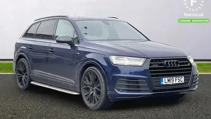 Used Audi Q7 Black Edition 286 HP (210 kW) 2019 Blue SUV