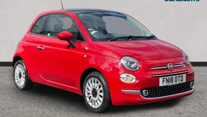 Begagnad Fiat 500 Lounge 69 HK (50 kW) 2020 Röd Halvkombi