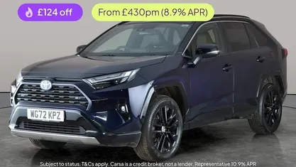 Blue/black Used 2022 Toyota RAV4 Estate | £25,605 (Fair price)
