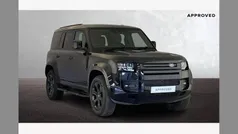 Santorini black Used 2025 Land Rover Defender HSE Dynamic SUV | £71,095 (Fair price)