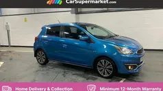 Blue Used 2017 Mitsubishi Mirage Hatchback | £7,197 (Fair price)
