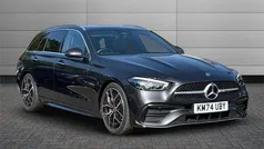 Grey Used 2024 Mercedes C300e AMG Line Premium Estate | £38,650 (Fair price)