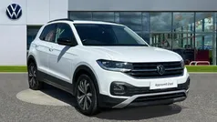 Pure white Used 2022 VW T-Cross Black Edition SUV | £16,659 (Fair price)