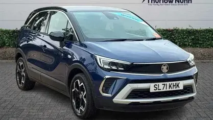 Used Vauxhall Crossland Elite 131 HP (96 kW) 2021 Blue SUV