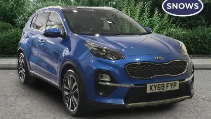 Käytetty Kia Sportage 136 HP (100 kW) 2019 Sininen Katumaasturi
