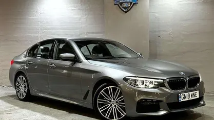 Used BMW 530e M Sport 252 HP (185 kW) 2019 Blue Sedan