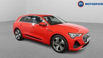 Used Audi e-tron S-Line 230 kW (313 HP) 2021 Red SUV