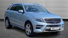 Silver Used 2015 Mercedes ML350 AMG line SUV | £18,490 (Fair price)