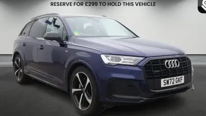 Used Audi Q7 Black Edition 286 HP (210 kW) 2023 Blue SUV