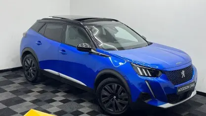 Used Peugeot e-2008 GTi 100 kW (136 HP) 2023 Blue SUV