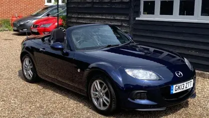 Used Mazda MX5 126 HP (92 kW) 2013 Blue Cabriolet