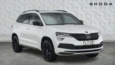 White Used 2021 Skoda Karoq SportLine SUV | £19,776 (Fair price)