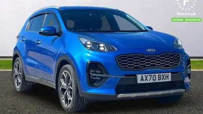 Used Kia Sportage GT-Line 136 HP (100 kW) 2021 Blue SUV