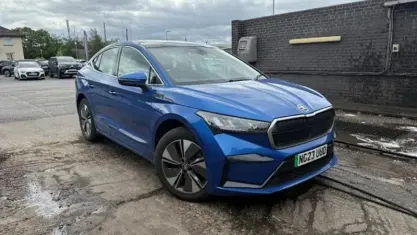 Used Skoda Enyaq iV ecoSuite 150 kW (204 HP) 2023 Blue SUV