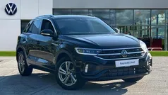 Deep black pearlescent New 2025 VW T-Roc R-line SUV | £30,065 (Super price)