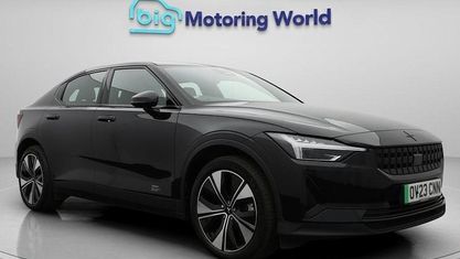 Begagnad Polestar 2 Standard Range Single Motor 169 kW (231 HK) 2022 Svart Halvkombi