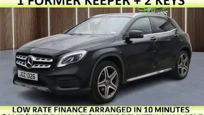 Used Mercedes GLA200 AMG line 156 HP (114 kW) 2018 Black SUV
